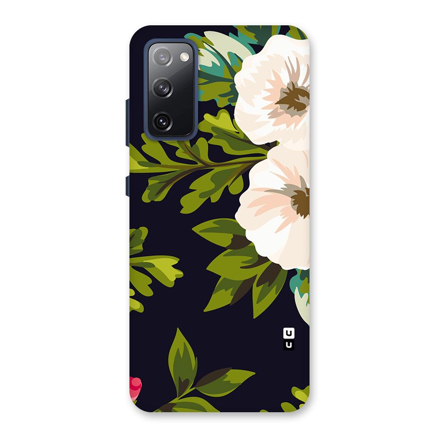 Floral Leaves Back Case for Galaxy S20 FE