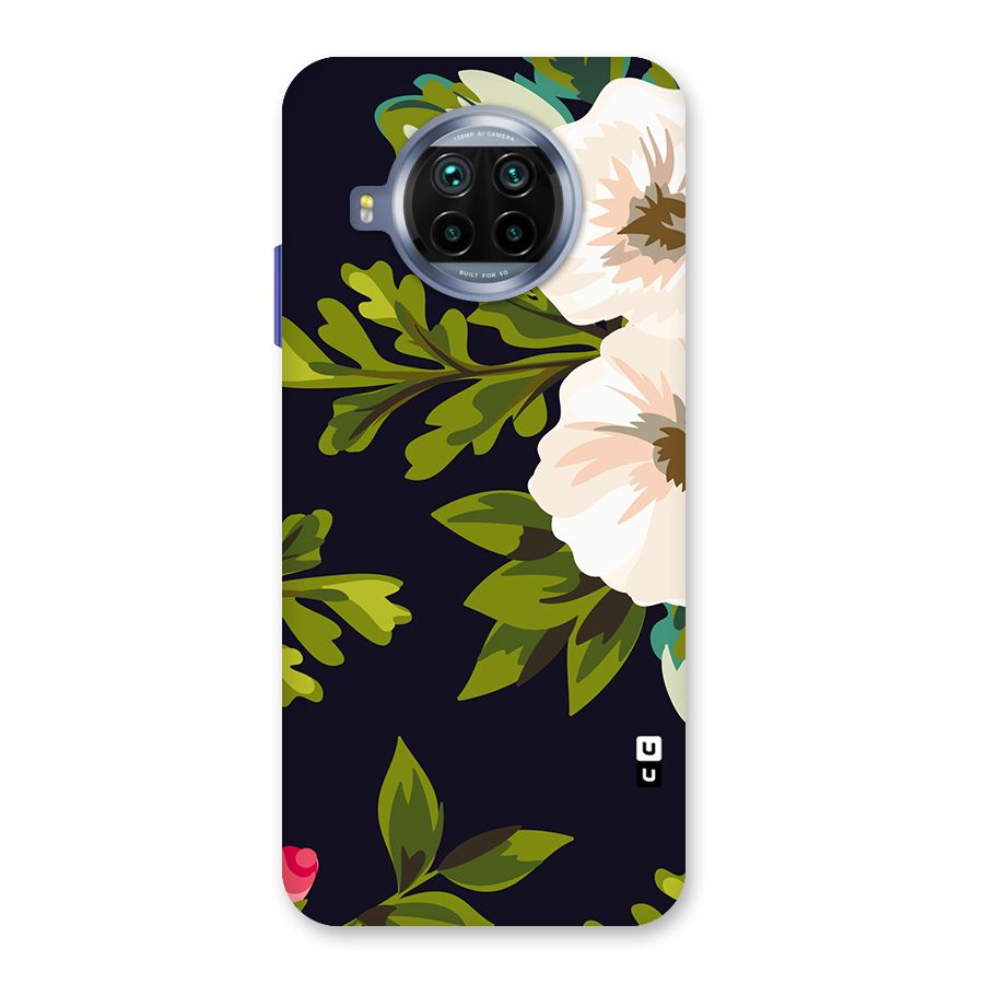 Floral Leaves Back Case for Mi 10i