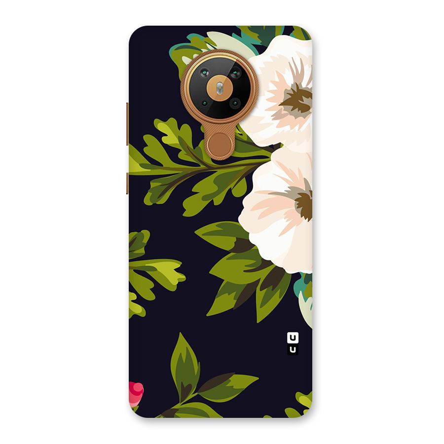 Floral Leaves Back Case for Nokia 5.3