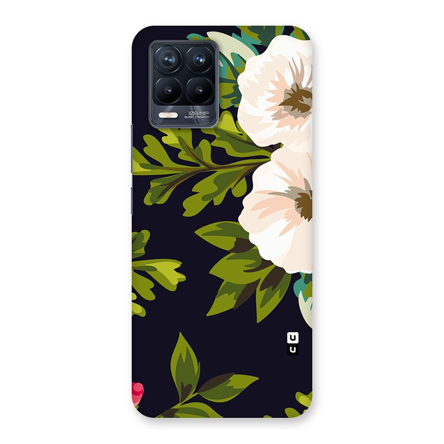 Floral Leaves Back Case for Realme 8 Pro