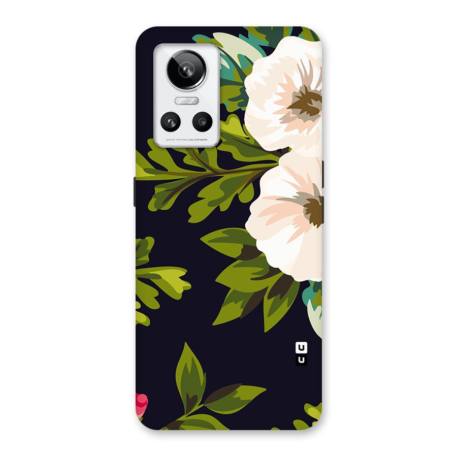 Floral Leaves Back Case for Realme GT Neo 3
