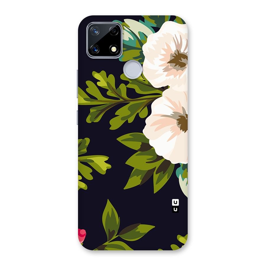 Floral Leaves Back Case for Realme Narzo 20