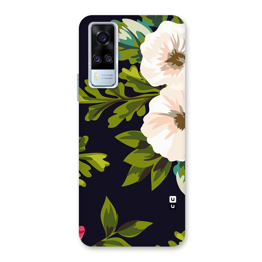 Floral Leaves Back Case for Vivo Y31