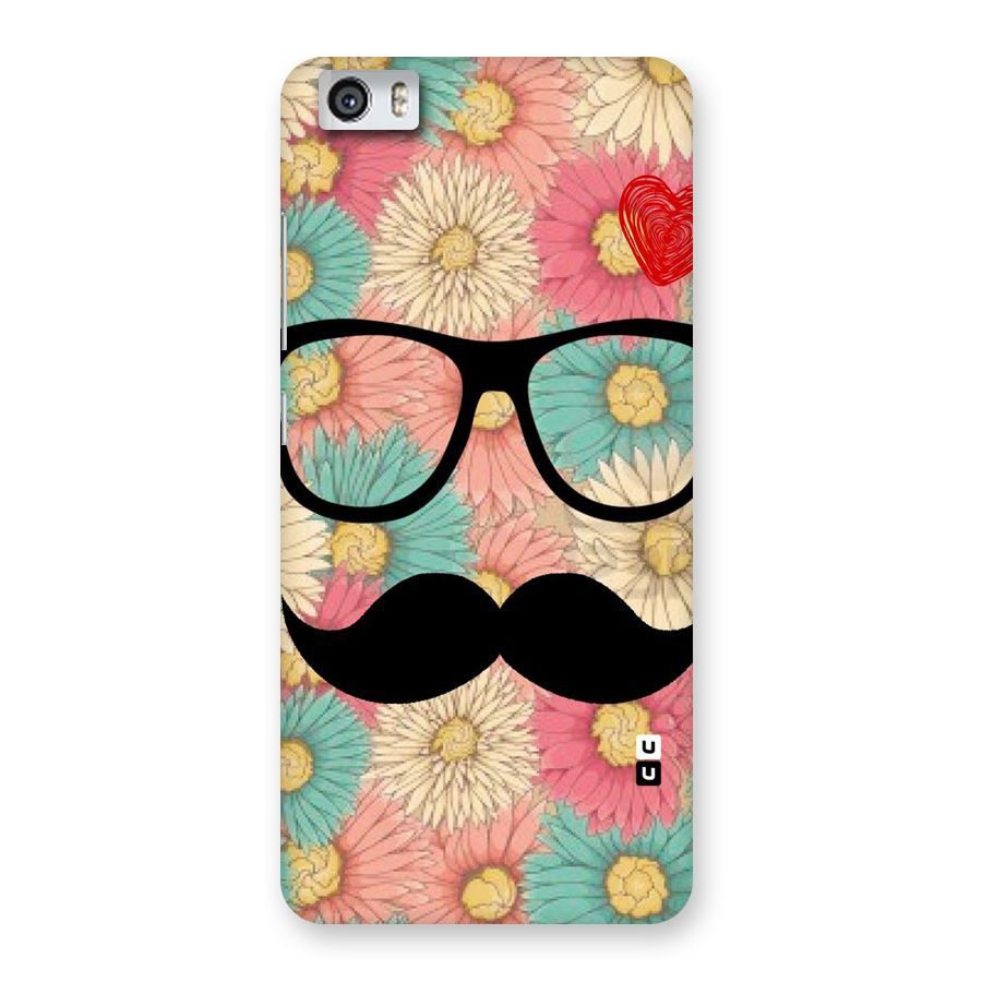 Floral Moustache Back Case for Xiaomi Redmi Mi5