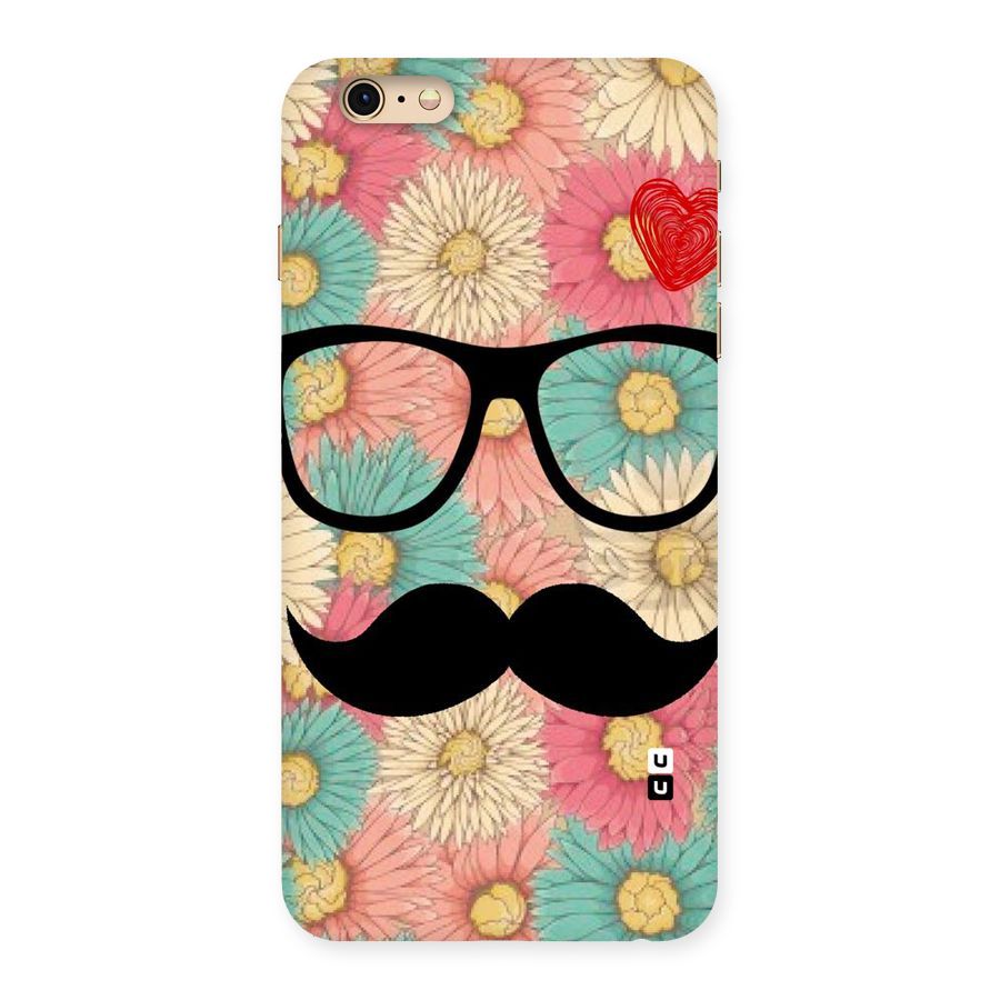 Floral Moustache Back Case for iPhone 6 Plus 6S Plus