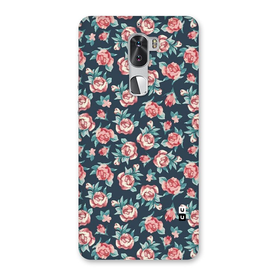 Floral Navy Bloom Back Case for Coolpad Cool 1