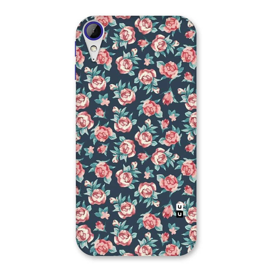 Floral Navy Bloom Back Case for Desire 830