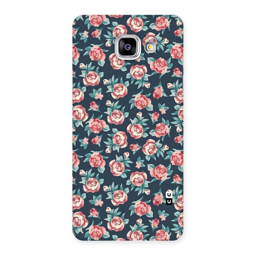 Floral Navy Bloom Back Case for Galaxy A5 2016