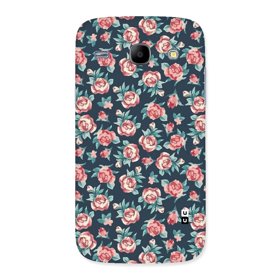Floral Navy Bloom Back Case for Galaxy Core