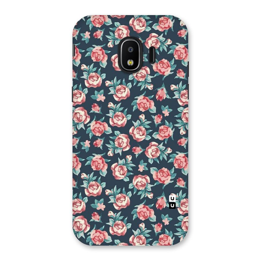 Floral Navy Bloom Back Case for Galaxy J2 Pro 2018