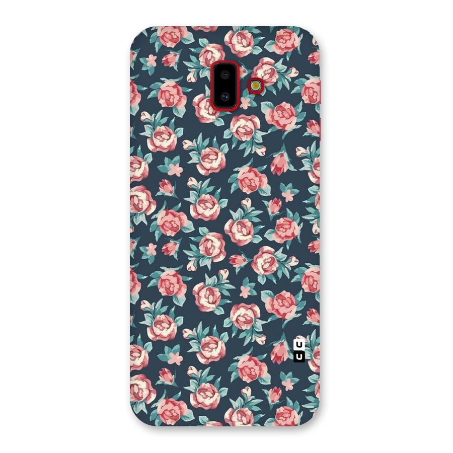 Floral Navy Bloom Back Case for Galaxy J6 Plus