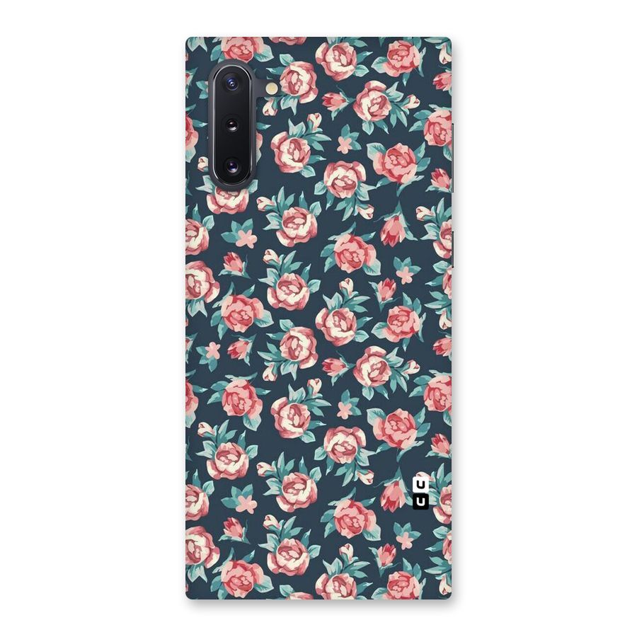 Floral Navy Bloom Back Case for Galaxy Note 10
