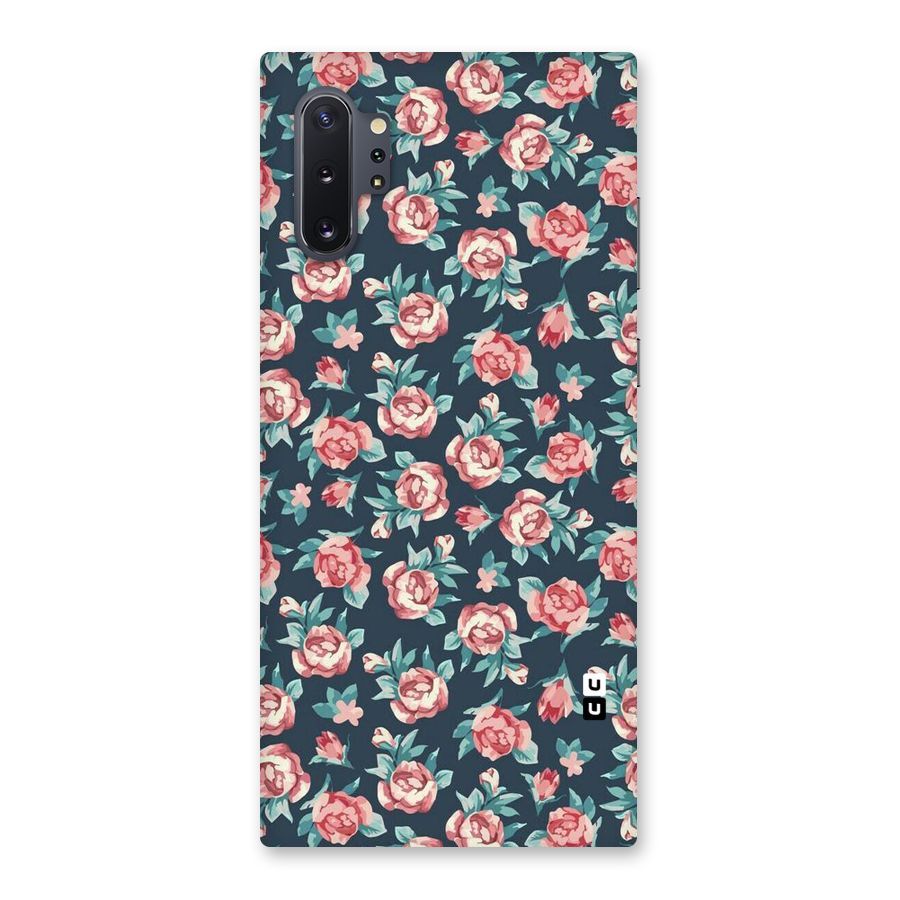 Floral Navy Bloom Back Case for Galaxy Note 10 Plus