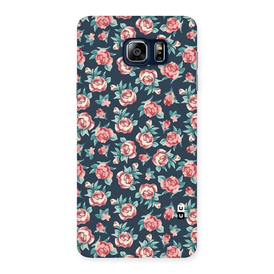 Floral Navy Bloom Back Case for Galaxy Note 5