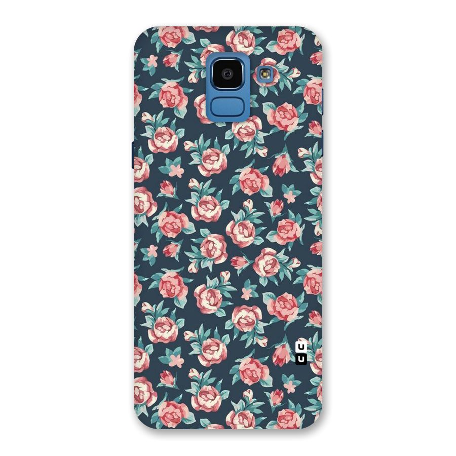 Floral Navy Bloom Back Case for Galaxy On6