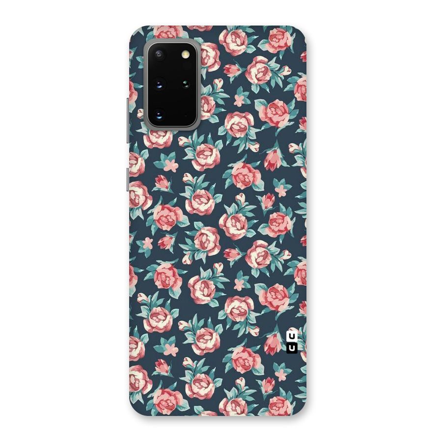 Floral Navy Bloom Back Case for Galaxy S20 Plus