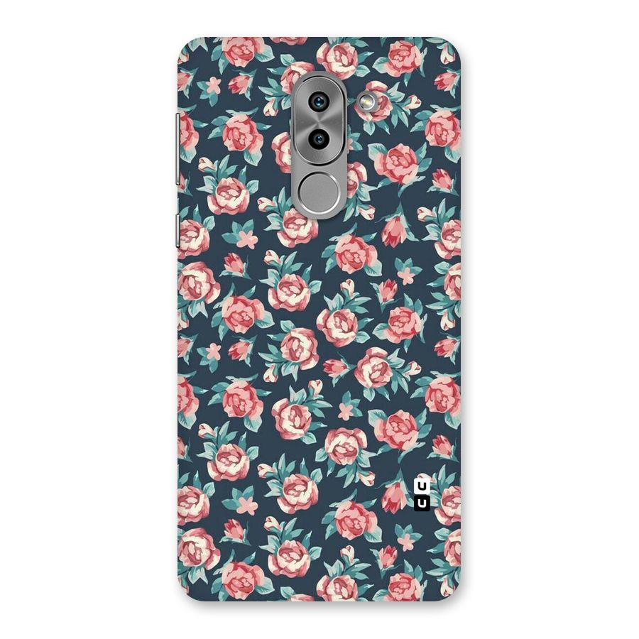 Floral Navy Bloom Back Case for Honor 6X