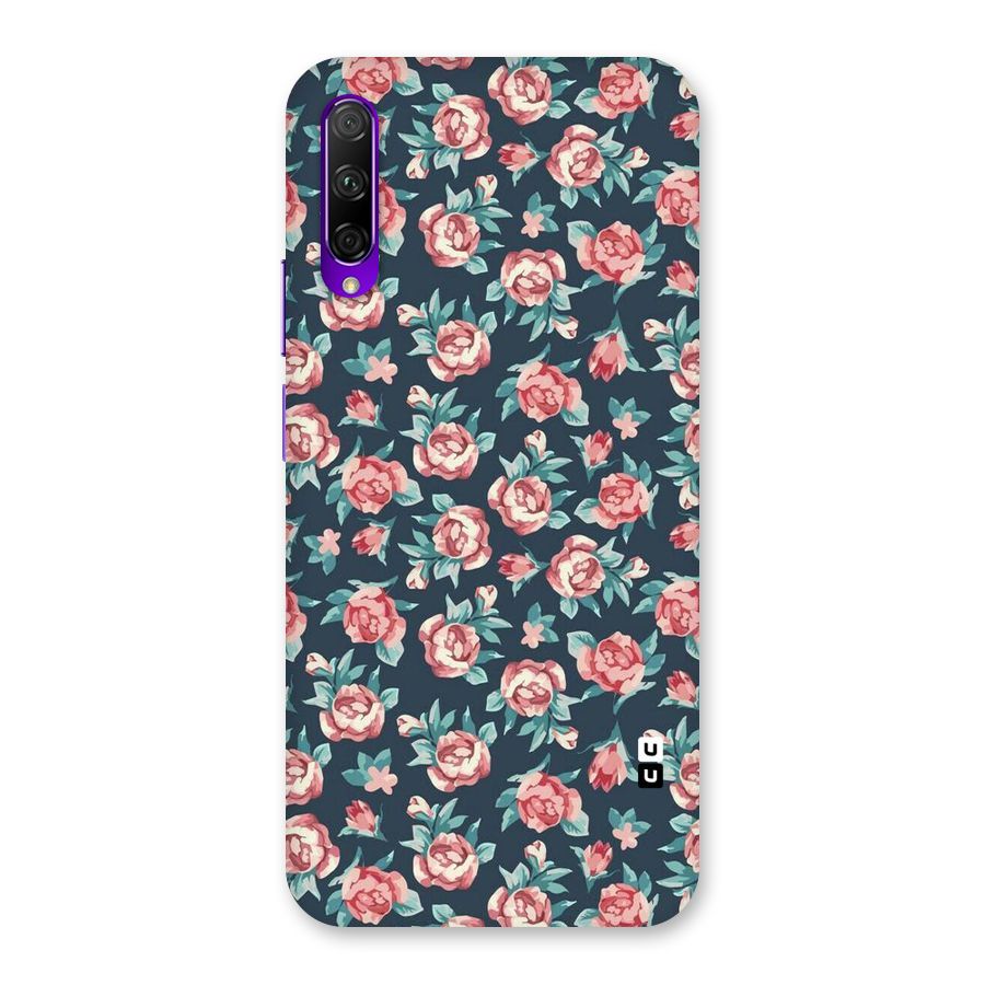 Floral Navy Bloom Back Case for Honor 9X Pro