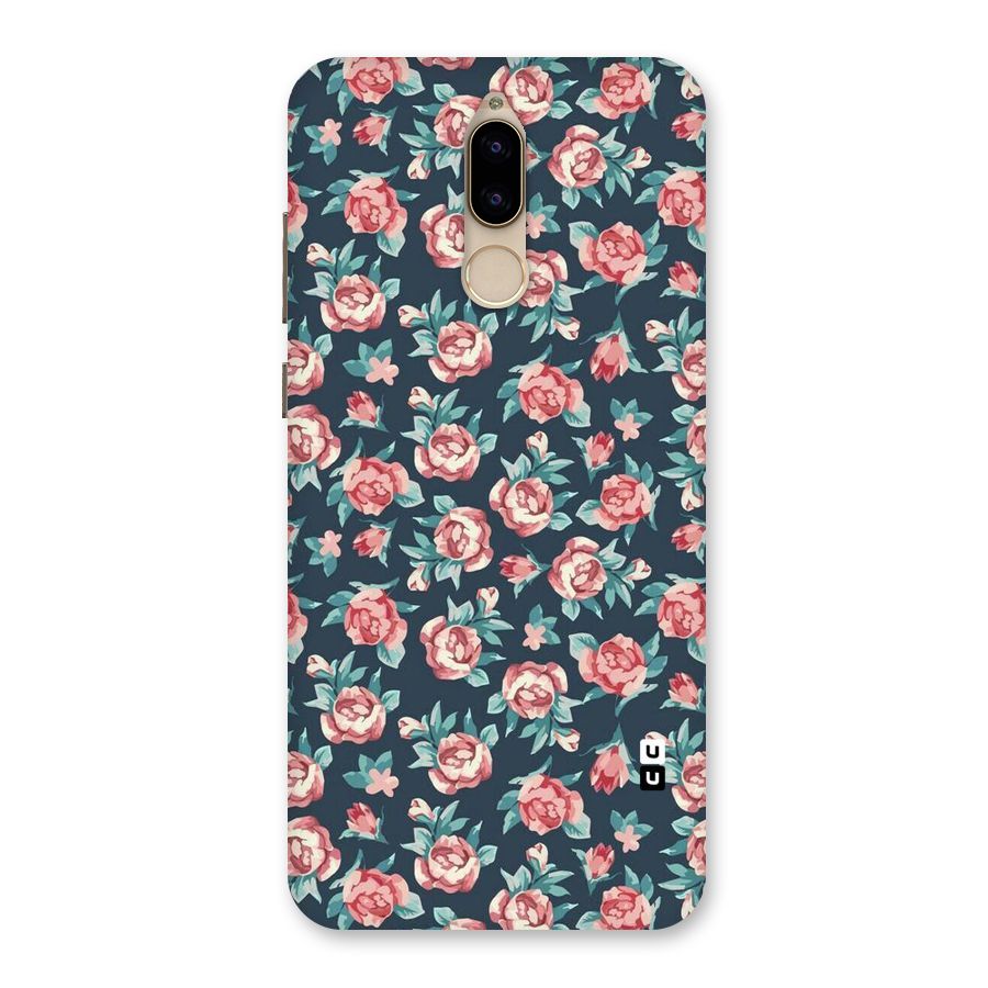 Floral Navy Bloom Back Case for Honor 9i
