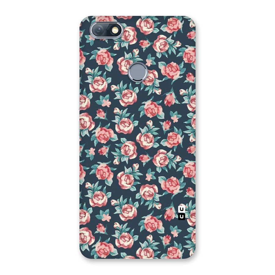 Floral Navy Bloom Back Case for Infinix Note 5