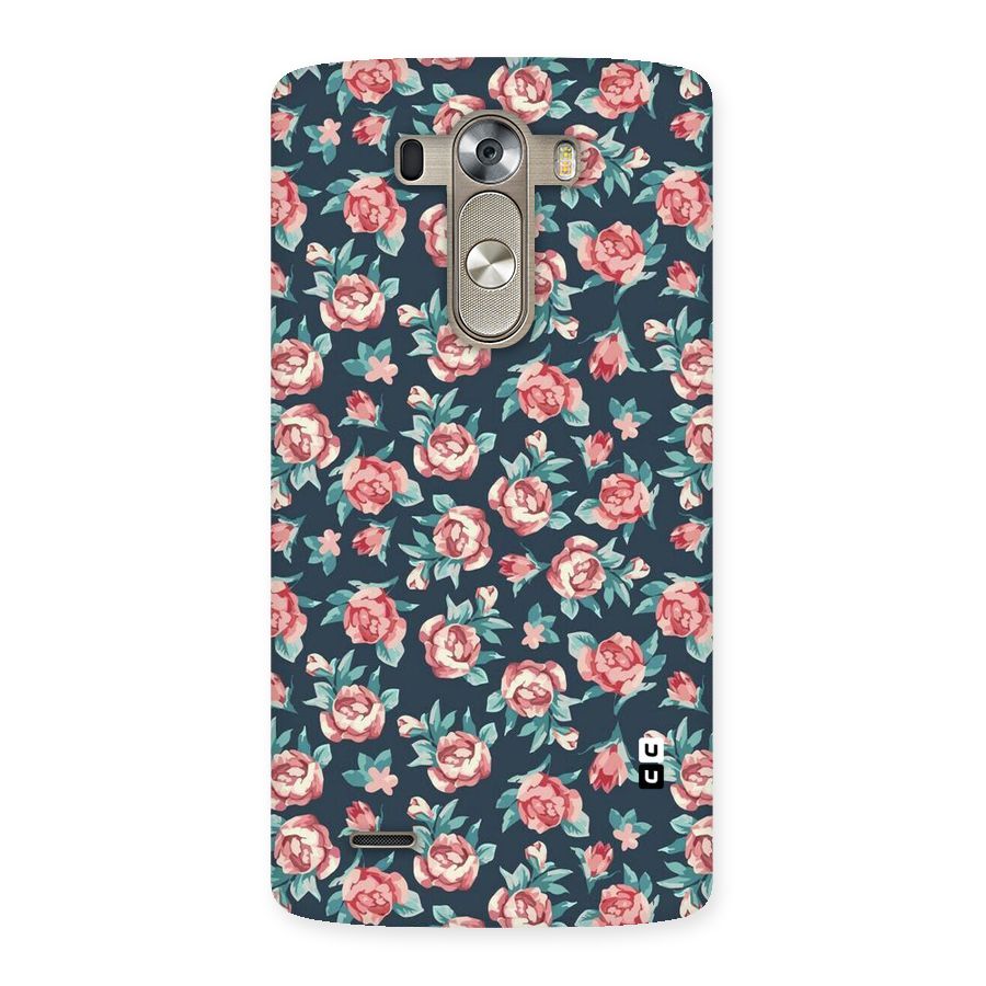 Floral Navy Bloom Back Case for LG G3