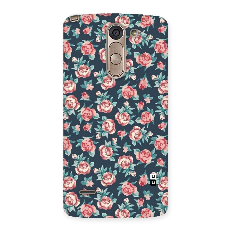 Floral Navy Bloom Back Case for LG G3 Stylus