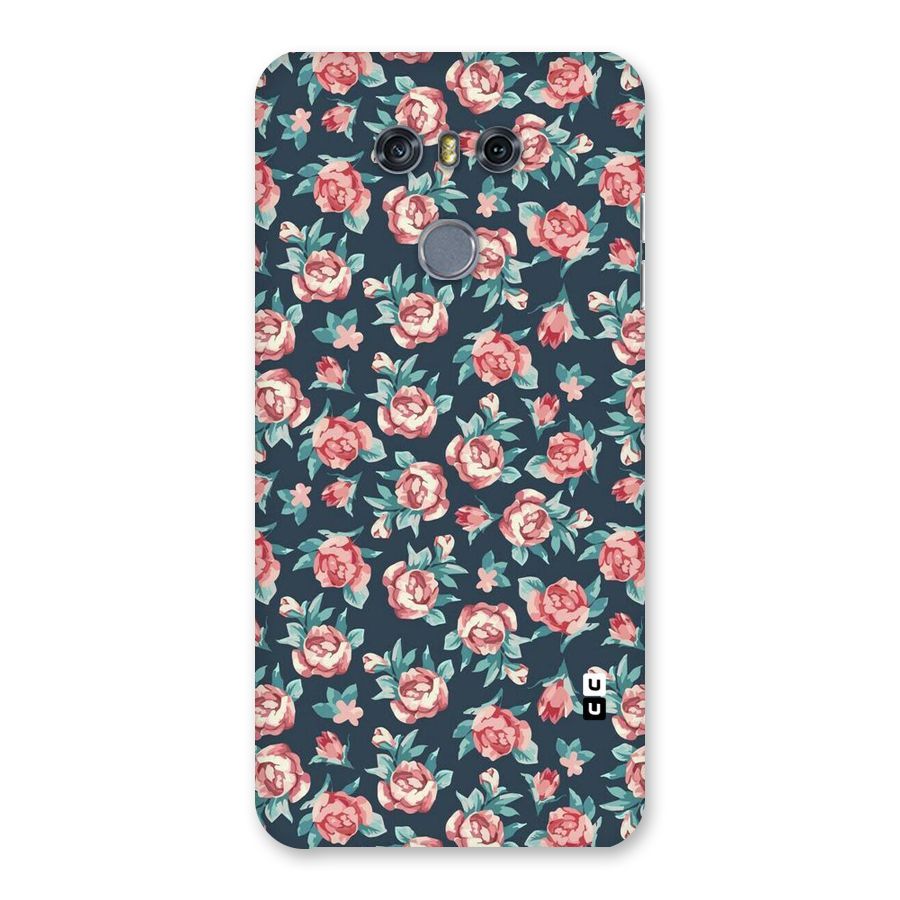 Floral Navy Bloom Back Case for LG G6
