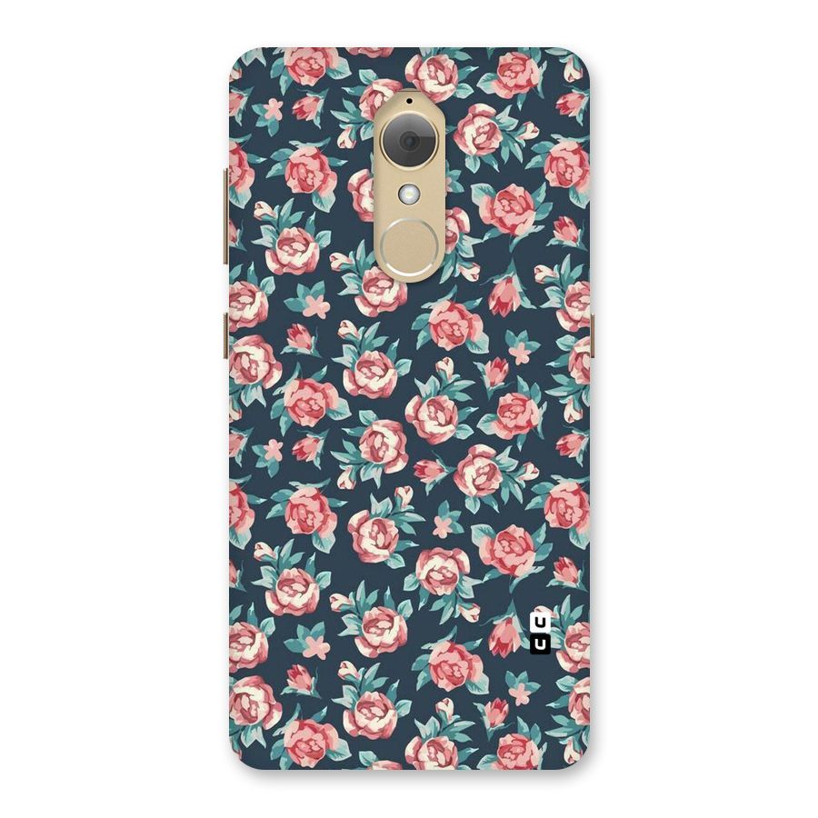 Floral Navy Bloom Back Case for Lenovo K8