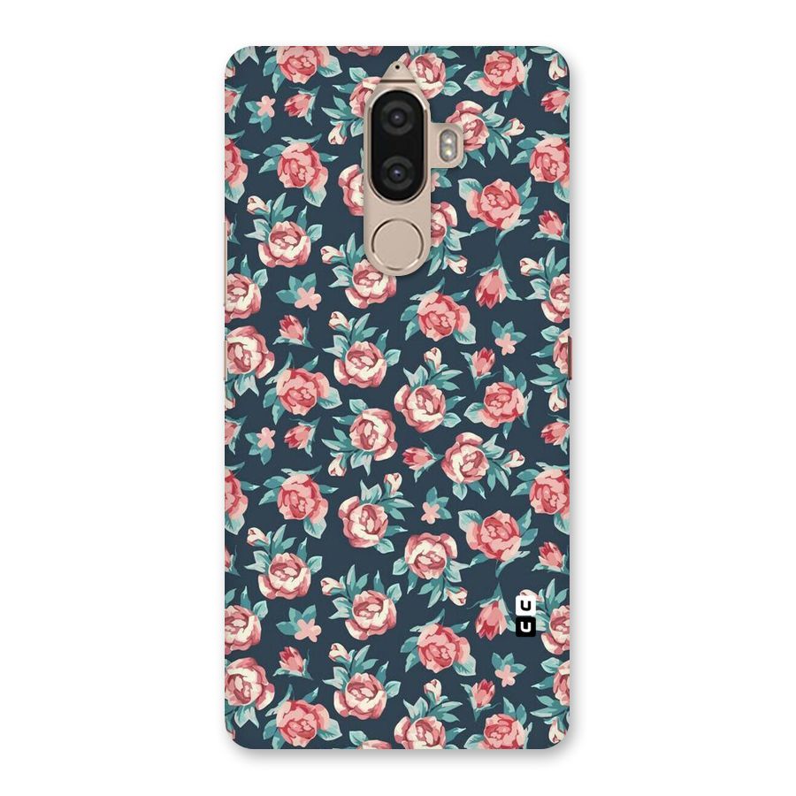 Floral Navy Bloom Back Case for Lenovo K8 Note
