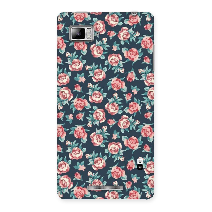 Floral Navy Bloom Back Case for Lenovo Vibe Z K910