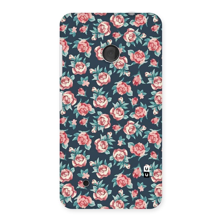 Floral Navy Bloom Back Case for Lumia 530
