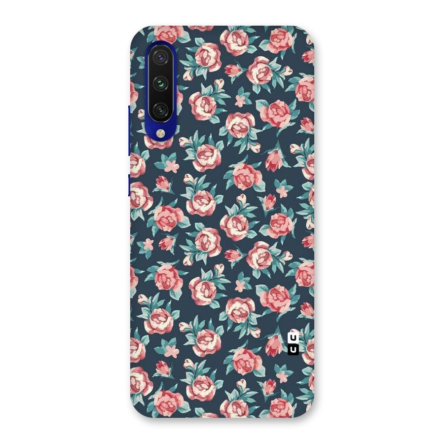 Floral Navy Bloom Back Case for Mi A3
