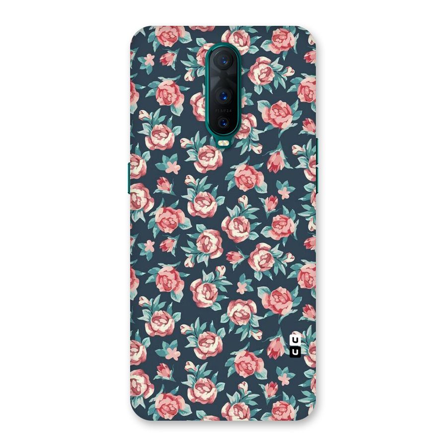 Floral Navy Bloom Back Case for Oppo R17 Pro
