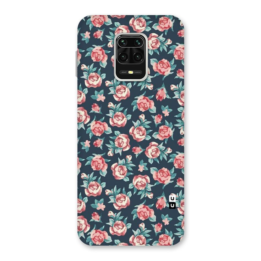 Floral Navy Bloom Back Case for Poco M2 Pro