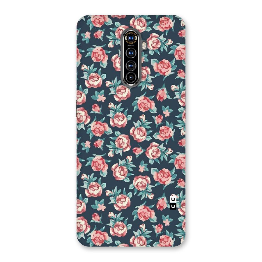 Floral Navy Bloom Back Case for Realme X2 Pro