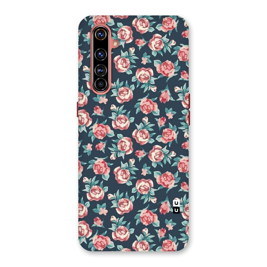 Floral Navy Bloom Back Case for Realme X50 Pro