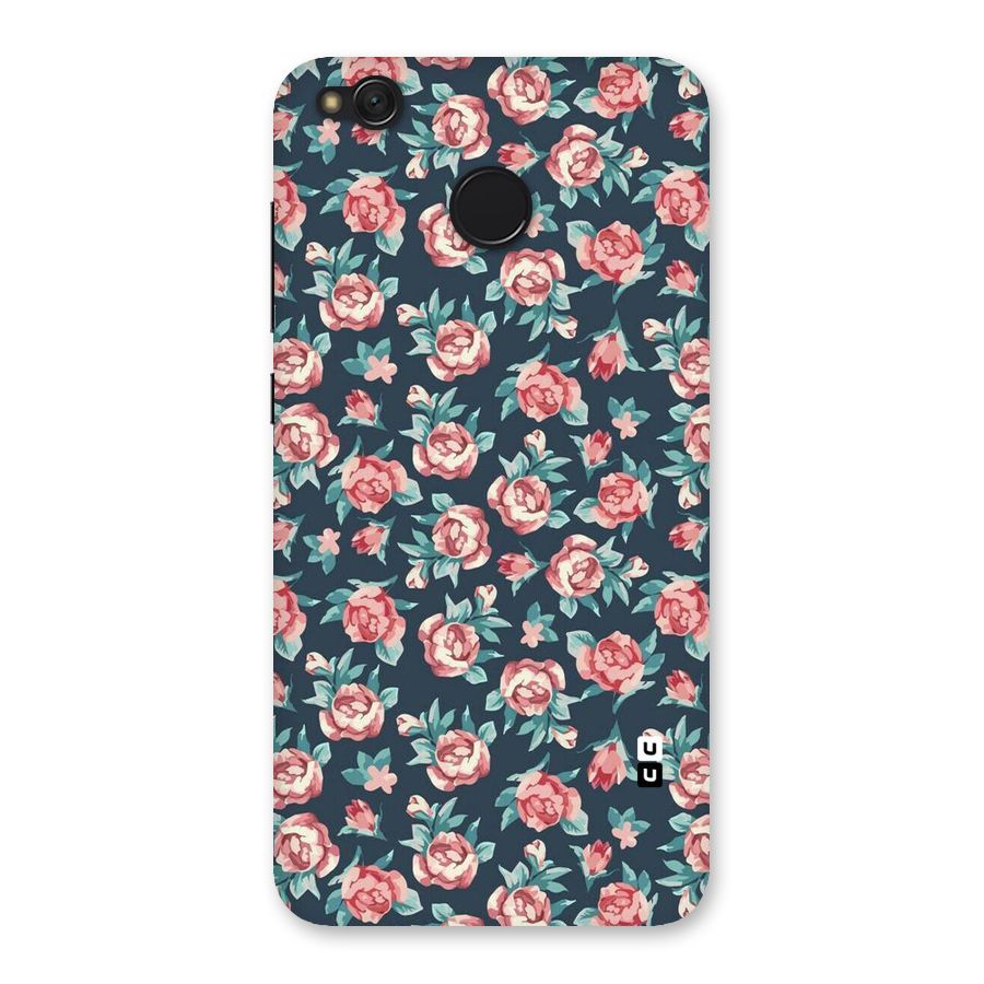 Floral Navy Bloom Back Case for Redmi 4