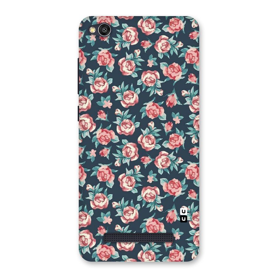 Floral Navy Bloom Back Case for Redmi 4A