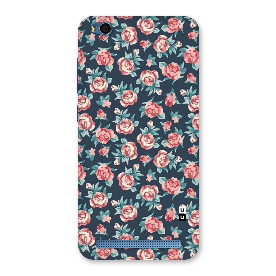 Floral Navy Bloom Back Case for Redmi 5A
