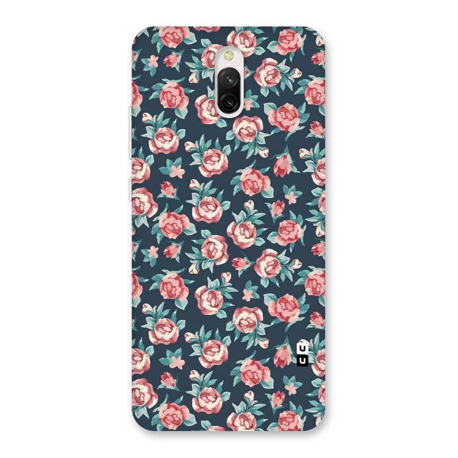 Floral Navy Bloom Back Case for Redmi 8A Dual