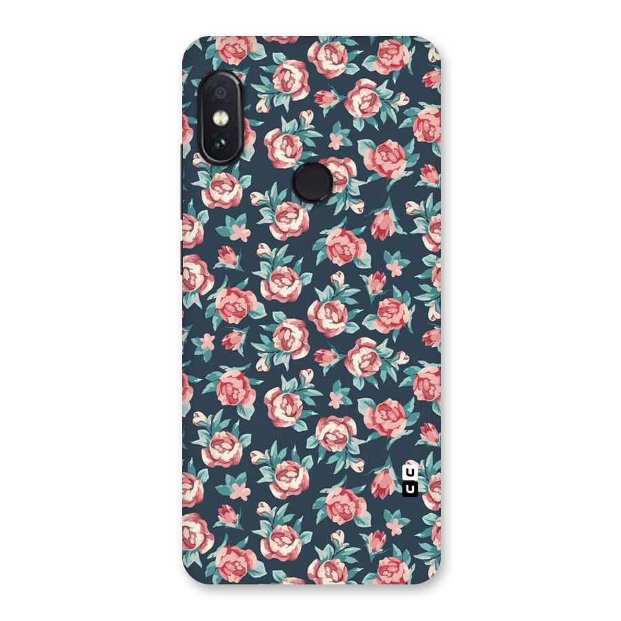 Floral Navy Bloom Back Case for Redmi Note 5 Pro