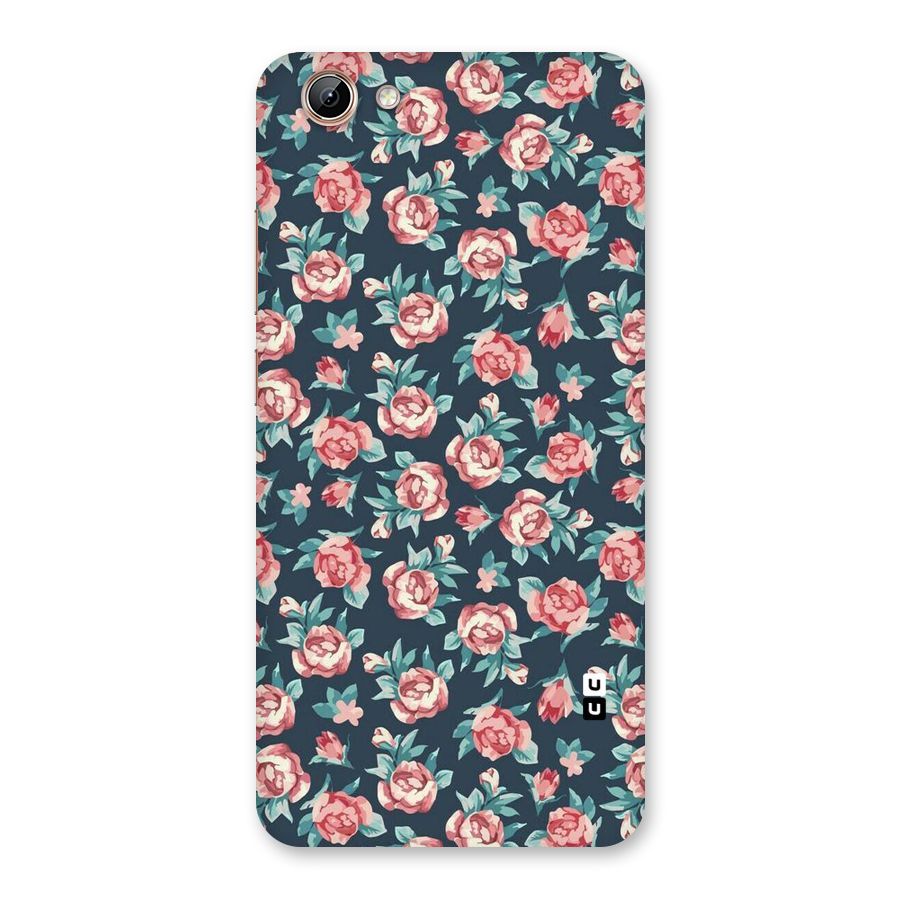 Floral Navy Bloom Back Case for Vivo Y71i