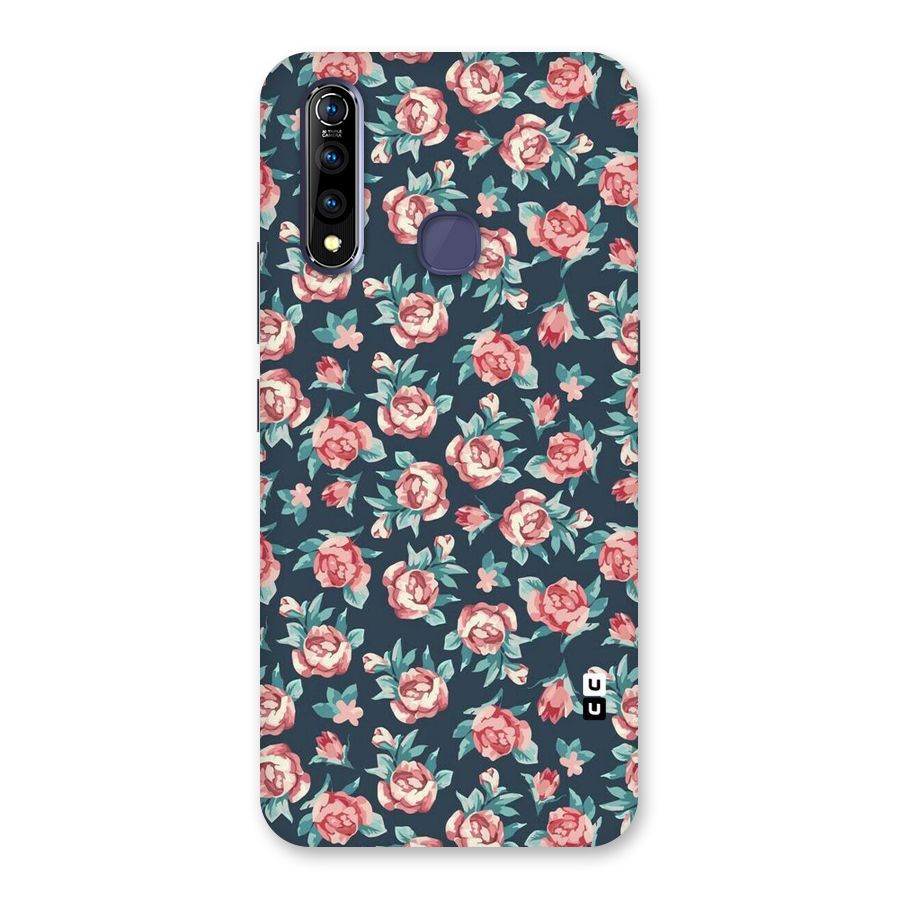 Floral Navy Bloom Back Case for Vivo Z1 Pro