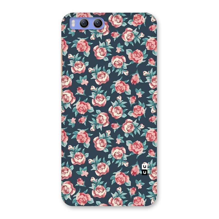 Floral Navy Bloom Back Case for Xiaomi Mi 6