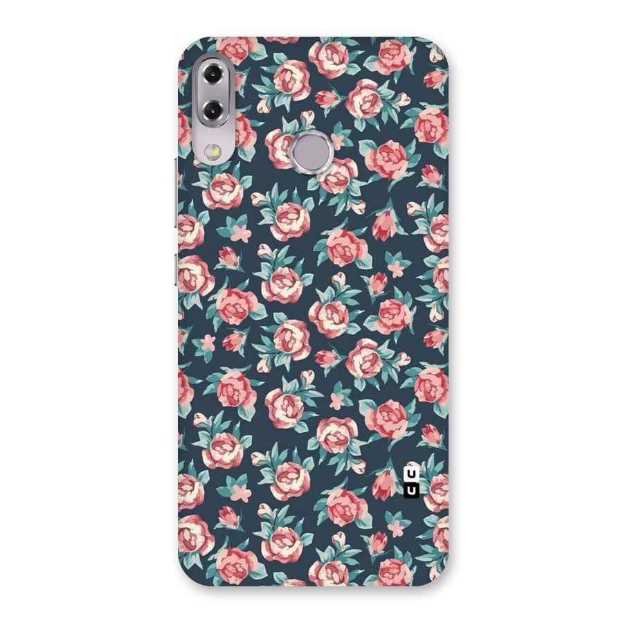 Floral Navy Bloom Back Case for Zenfone 5Z