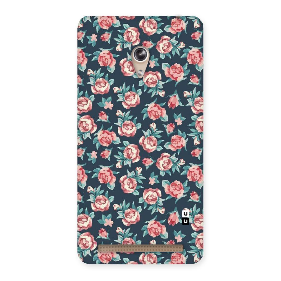 Floral Navy Bloom Back Case for Zenfone 6
