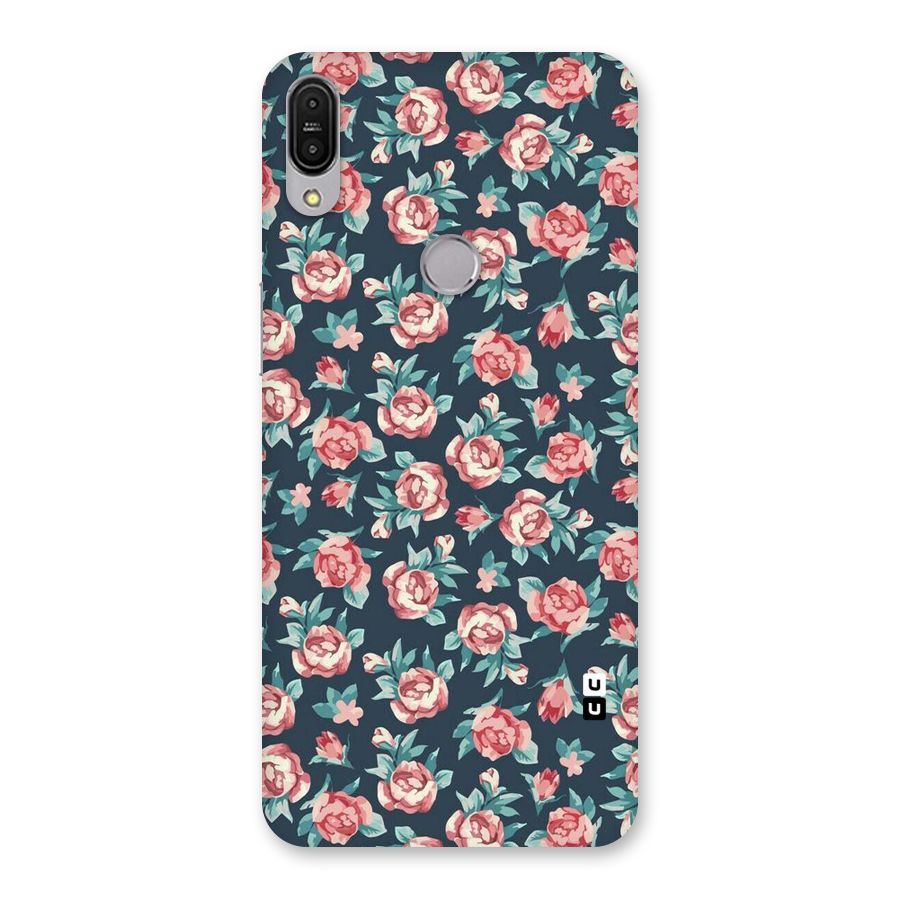 Floral Navy Bloom Back Case for Zenfone Max Pro M1