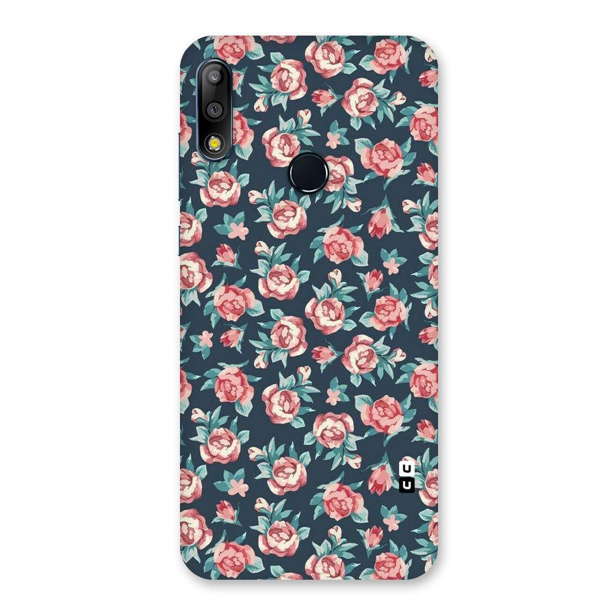 Floral Navy Bloom Back Case for Zenfone Max Pro M2