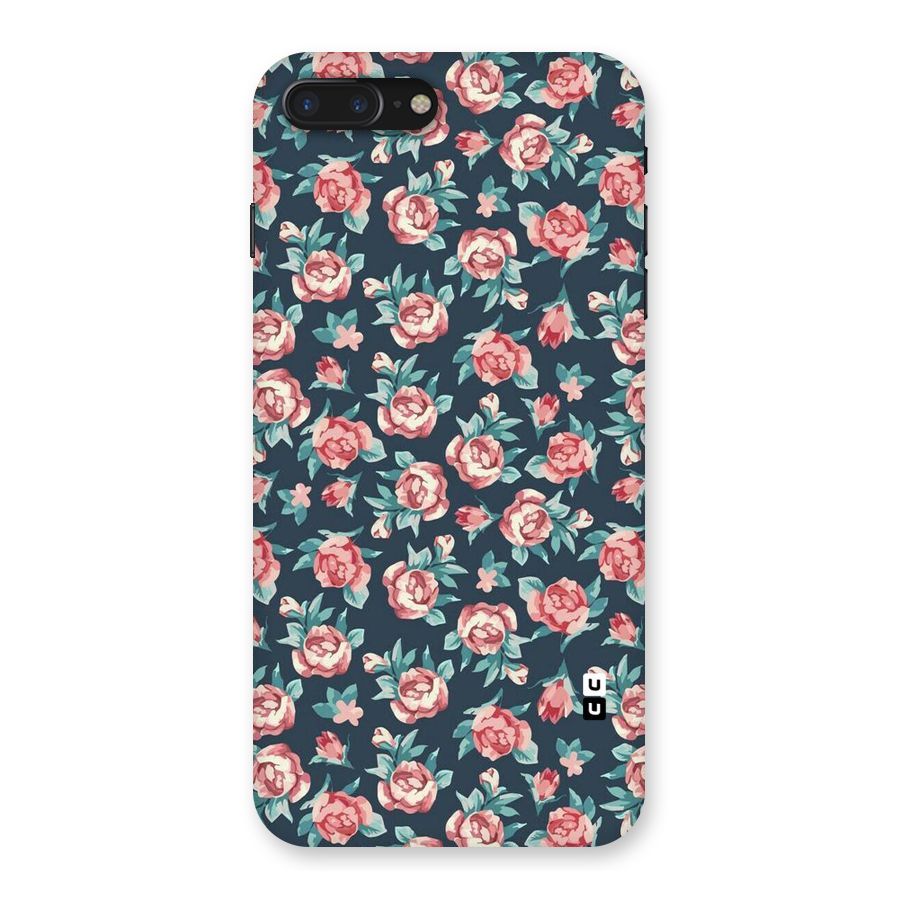 Floral Navy Bloom Back Case for iPhone 7 Plus