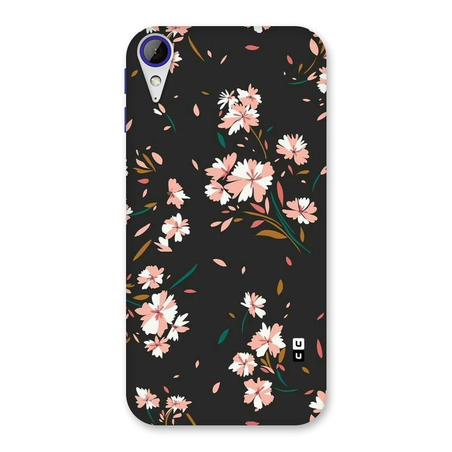 Floral Petals Peach Back Case for Desire 830